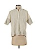 Madewell 100% Cotton Ivory Short Sleeve Blouse Size S - photo 1