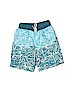 Lands' End 100% Polyester Blue Board Shorts Size 5 - 6 - photo 1