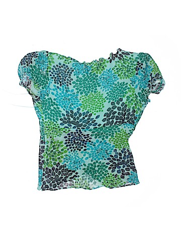 Express Short Sleeve Silk Top (view 2)