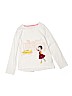 Jillian's Closet 100% Cotton White Long Sleeve T-Shirt Size 7 - photo 1