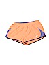Nike 100% Polyester Orange Athletic Shorts Size L - photo 1