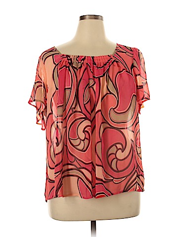 Worthington Short Sleeve Blouse (view 1)