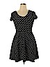 Planet Gold Black Casual Dress Size XL - photo 1