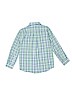 Cat & Jack 100% Cotton Green Long Sleeve Button-Down Shirt Size 6 - 7 - photo 2