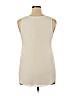 Lush 100% Polyester White Sleeveless Blouse Size XL - photo 2
