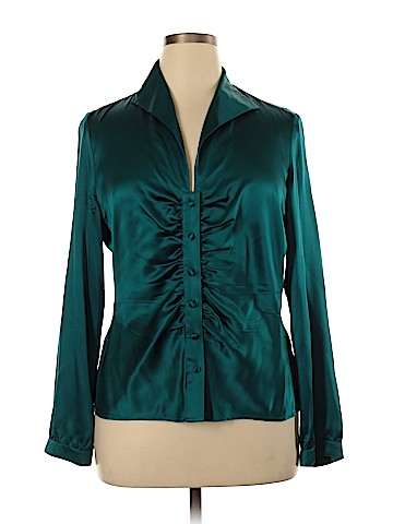 Talbots Long Sleeve Silk Top (view 1)