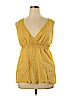 SONOMA life + style 100% Cotton Yellow Sleeveless Blouse Size XL - photo 1