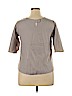 Assorted Brands Gray Short Sleeve Blouse Size XL - photo 2