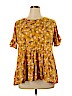 Doublju Gold Short Sleeve Top Size XL - photo 1