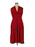 Evan Picone Red Casual Dress Size 14 - photo 1