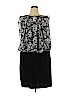 Perceptions Woman Black Casual Dress Size 14 - photo 1