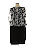 Perceptions Woman Black Casual Dress Size 14 - photo 2
