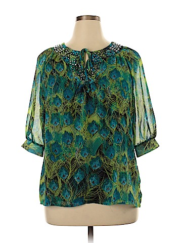 Kim Rogers 3/4 Sleeve Blouse (view 1)