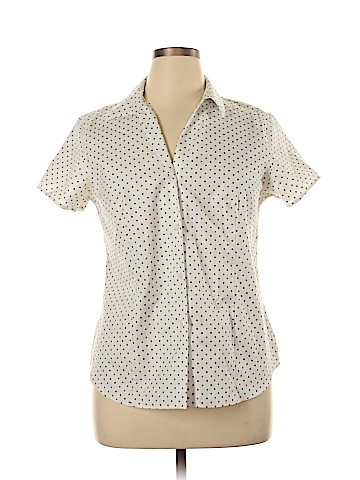 Jones New York Collection Short Sleeve Button-Down Shirt (view 1)