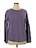 Xhilaration Purple Long Sleeve Top Size XL - photo 1