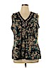 Suzie In The City Green Sleeveless Top Size 1X - photo 1