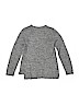 PINK Republic (Heart) 100% Acrylic Gray Pullover Sweater Size 12 - photo 2