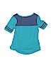 SO Stripes Graphic Teal Short Sleeve T-Shirt Size 16 - photo 2