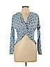 Candie's Blue Long Sleeve Top Size S - photo 1