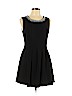 Monteau Black Casual Dress Size L - photo 1
