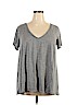 Torrid Gray Short Sleeve Top Size 2X Plus (2) - photo 1