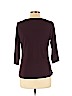 Ann Taylor Purple 3/4 Sleeve Top Size L (petite) - photo 2