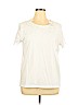 Laura Scott White Short Sleeve Top Size XL - photo 1