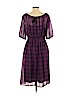 Mossimo 100% Polyester Purple Casual Dress Size L - photo 2