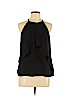Banana Republic 100% Polyester Black Sleeveless Blouse Size M (petite) - photo 1