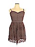 American Eagle Outfitters 100% Nylon Brown Casual Dress Size XL - photo 1