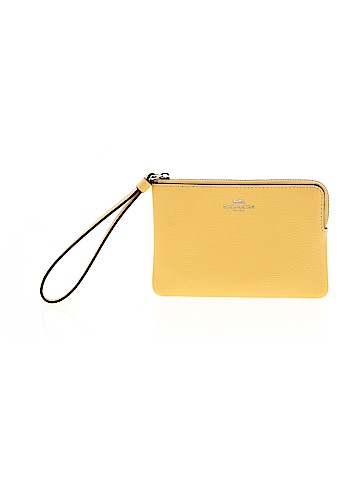 Coach Factory Leather Wristlet (view 1)
