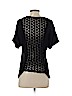 Monteau 100% Rayon Black Short Sleeve Blouse Size S - photo 2