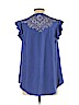 Isabel Maternity Blue Sleeveless Top Size L - photo 2