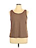 Eileen Fisher Brown Sleeveless T-Shirt Size XL - photo 1
