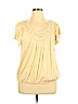 rue21 Yellow Short Sleeve Top Size XL - photo 1