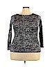 Jones New York Gray Long Sleeve Top Size XL - photo 1