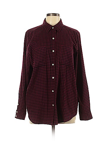Mossimo Supply Co. Long Sleeve Button-Down Shirt (view 1)