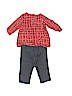 Carter's 100% Cotton Red Long Sleeve Top 3-6 MO / 6 MO - photo 2