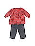 Carter's 100% Cotton Red Long Sleeve Top 3-6 MO / 6 MO - photo 1