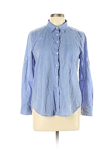 Ann Taylor Long Sleeve Button-Down Shirt (view 1)