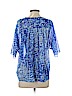 MICHAEL Michael Kors Blue Short Sleeve Blouse Size P (petite) - photo 2