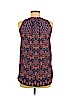 Cynthia Rowley TJX 100% Polyester Blue Sleeveless Blouse Size S - photo 2