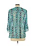 Covington 100% Polyester Blue 3/4 Sleeve Blouse Size L (petite) - photo 2
