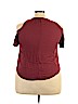 Charlotte Russe 100% Rayon Burgundy Short Sleeve Blouse Size 2X - photo 2