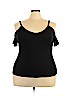 Hot Kiss Black Short Sleeve Top Size 3X - photo 1