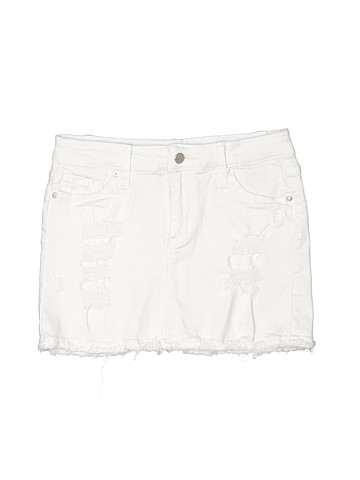 Tractr Denim Skirt (view 1)