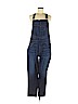 Hollister 100% Cotton Blue Overalls Size L - photo 1