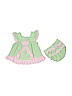 Crown & Ivy 100% Cotton Green Dress 6-9 MO / 9 MO - photo 2