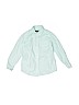The Children's Place 100% Cotton Solid Green Long Sleeve Button-Down Shirt Size 3T - photo 1