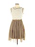 Freeway Ivory Casual Dress Size L - photo 1